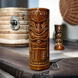 Brown Tiki Mug